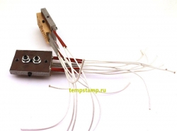 Нагревательная пластина с патронными тэнами