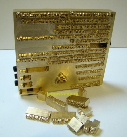 Клише со сменными вставками