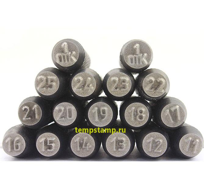 Клеймо ОТК и цифровые клейма