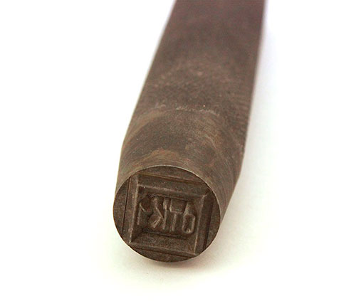 Клеймо ударное ОТК